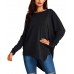 Women Long Sleeve Crewneck Loose Pullover Tunic Shirts